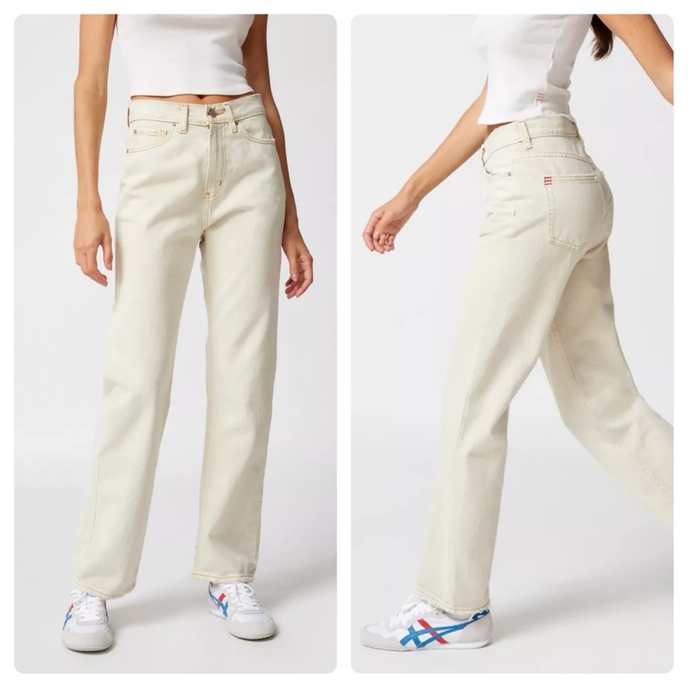 BDG High Waisted Cowboy Jean Ivory Size 27
